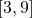 \left[ 3,9\right]